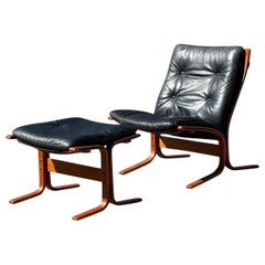 Mid-Century Siesta Lounge Chair and Ottoman by Ingmar Relling for Ekornes