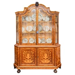 Late 18th Century Dutch Marquetry Cabinet