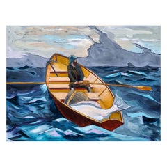 The Fog Warning (Winslow Homer), James Mattison, 36x48, Oil on Canvas, 2021