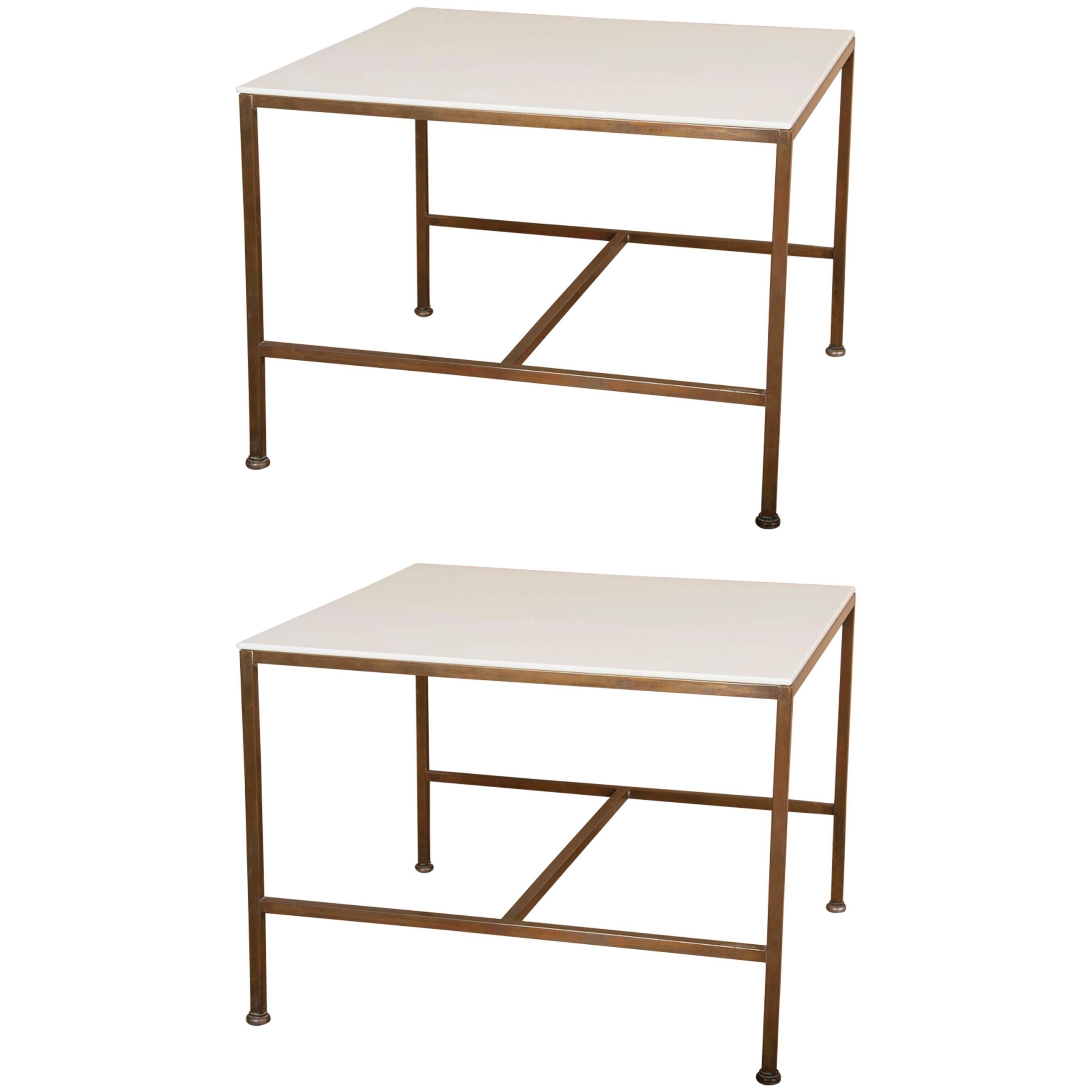 Matched Pair of Paul McCobb Side Tables