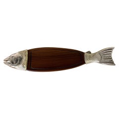 Whimsical French Fish Serving Tray