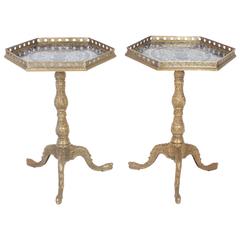 Pair of Vintage French Side Tables in the Orientalist Manner