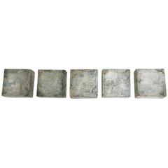 Dale Nally Painting Six Small Studies of the Sky in Storm, Japanese View