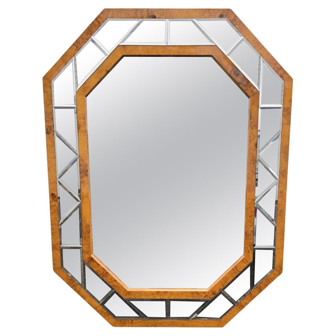 Large Signed Greg Copeland Burl Mirror