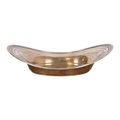 Tiffany & Co. Bol de centre de table réticulé Art déco ancien en argent sterling