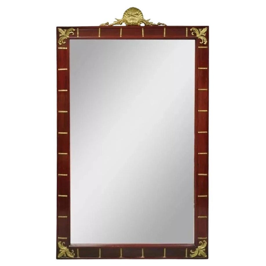 Specchio da molo Trumeau d'epoca in stile Luigi XV con ormeggio in bronzo in vendita