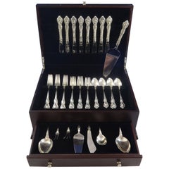 Retro Spanish Provincial by Towle Sterling Silver Flatware Set for 8 Service 40 Pieces