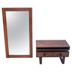 A chest of drawers with a mirror, Danish design, 1960s