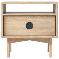 Florence Side Table in Ash Wood (Toad) by The Spalty Dog