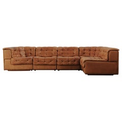 Canapé vintage en cuir cognac De Sede DS 11 de Suisse, Circa Vintage 1970