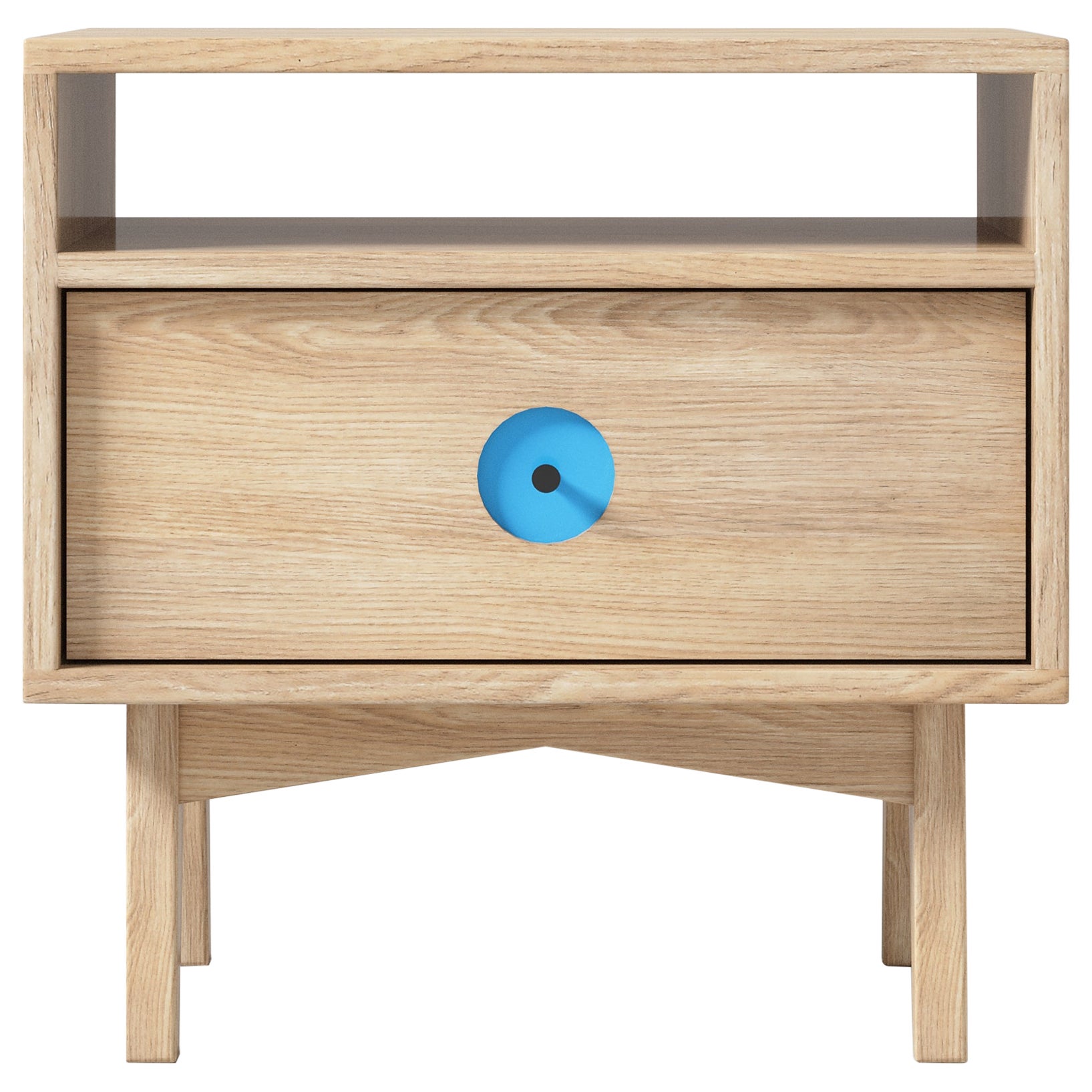 Florence Side Table in Ash Wood (Tiffany) by The Spalty Dog For Sale
