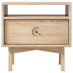 Florence Side Table in Ash Wood (Natural) by The Spalty Dog
