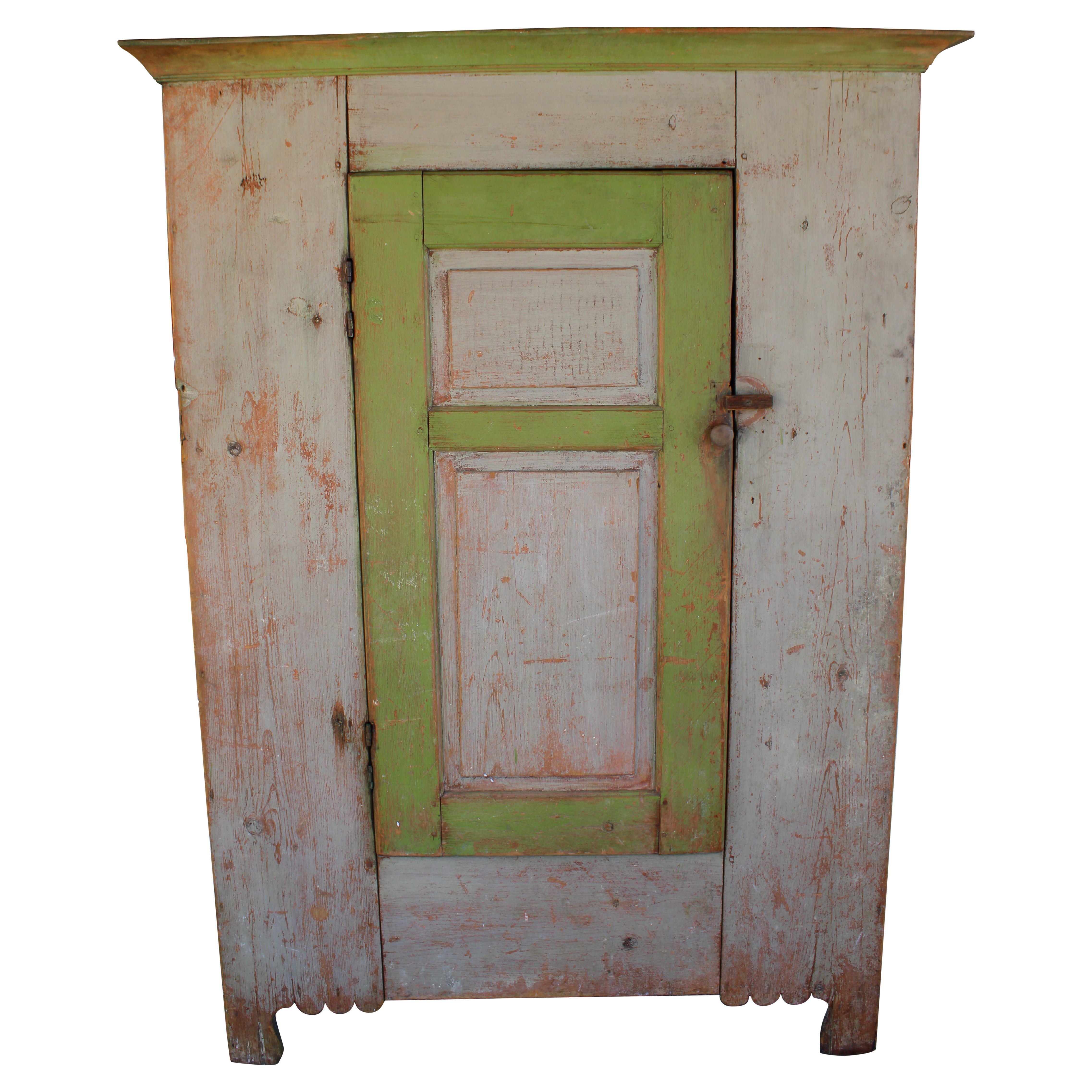 Bemalte Volkskunst Americana Sideboard