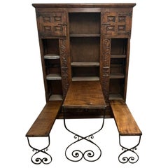 Large 19th century Spanish Baroque Catalan sideboard/table