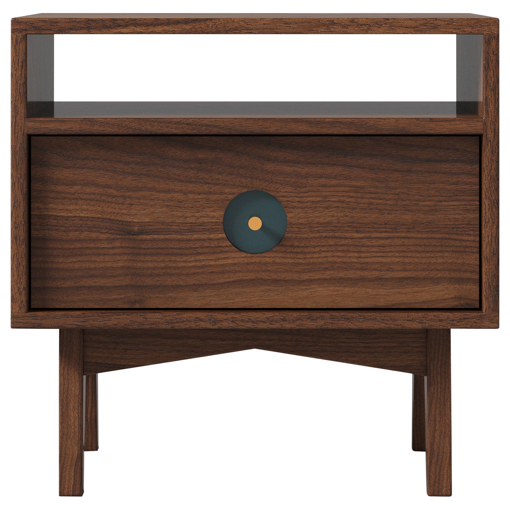 Florence Side Table in Walnut Wood (Toad) by The Spalty Dog
