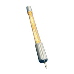 Lampadaire contemporain britannique en aluminium et verre Edison 'Fuse' Tube Light