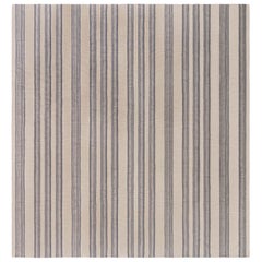 Contemporary Striped Flat Weave Rug by Doris Leslie Blau