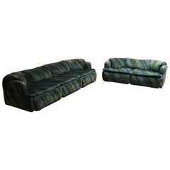 Italian Modern Three-Seat "Confidential" Sofa by Alberto Rosselli for Saporiti