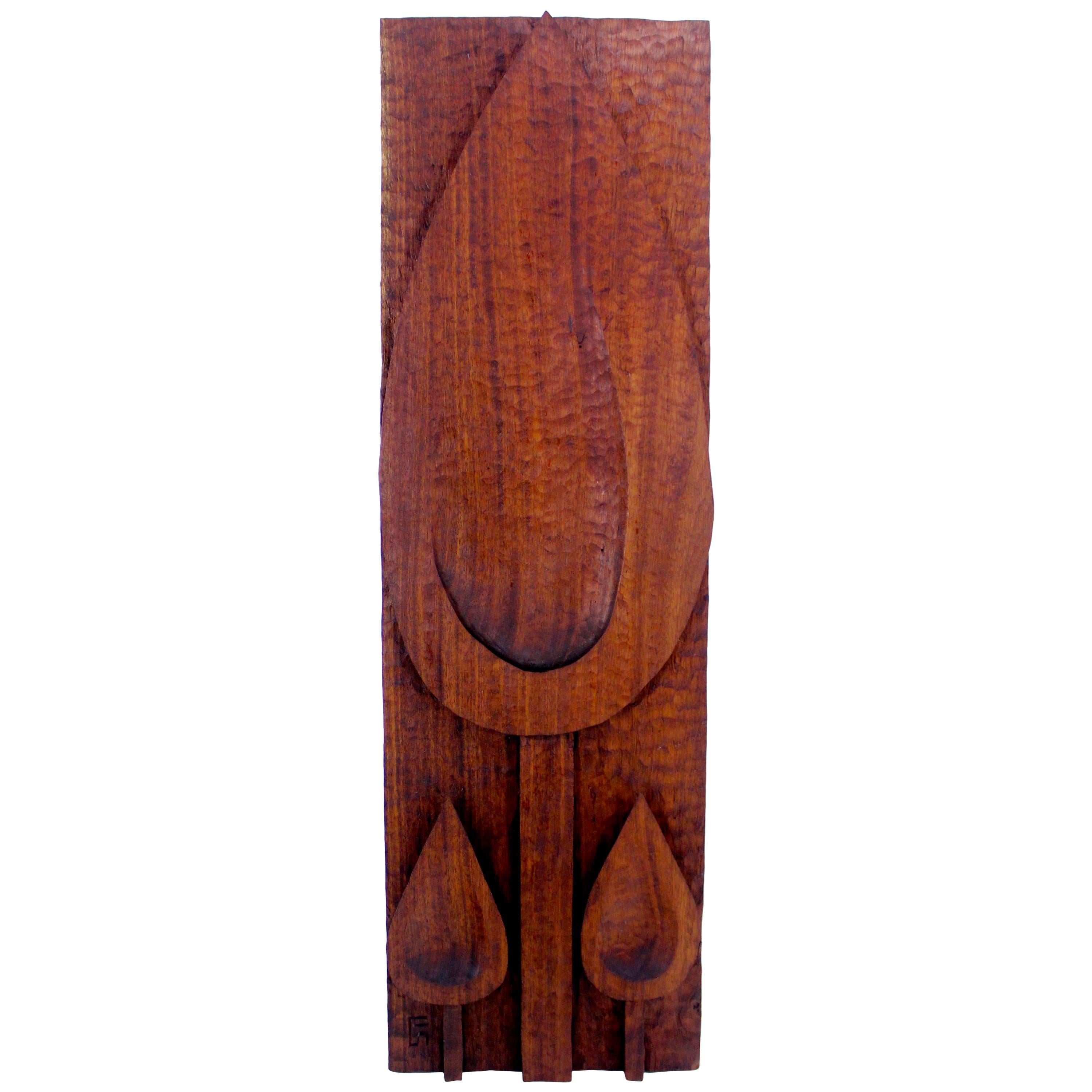 Mid-Century Wood Carving by Master Northwest Wood Carver Leroy Setziol