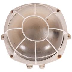 Wall or Ceiling Industrial Lamp from 1970s