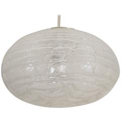 Oblong Doria Organic Crackle Glass Globe Pendant