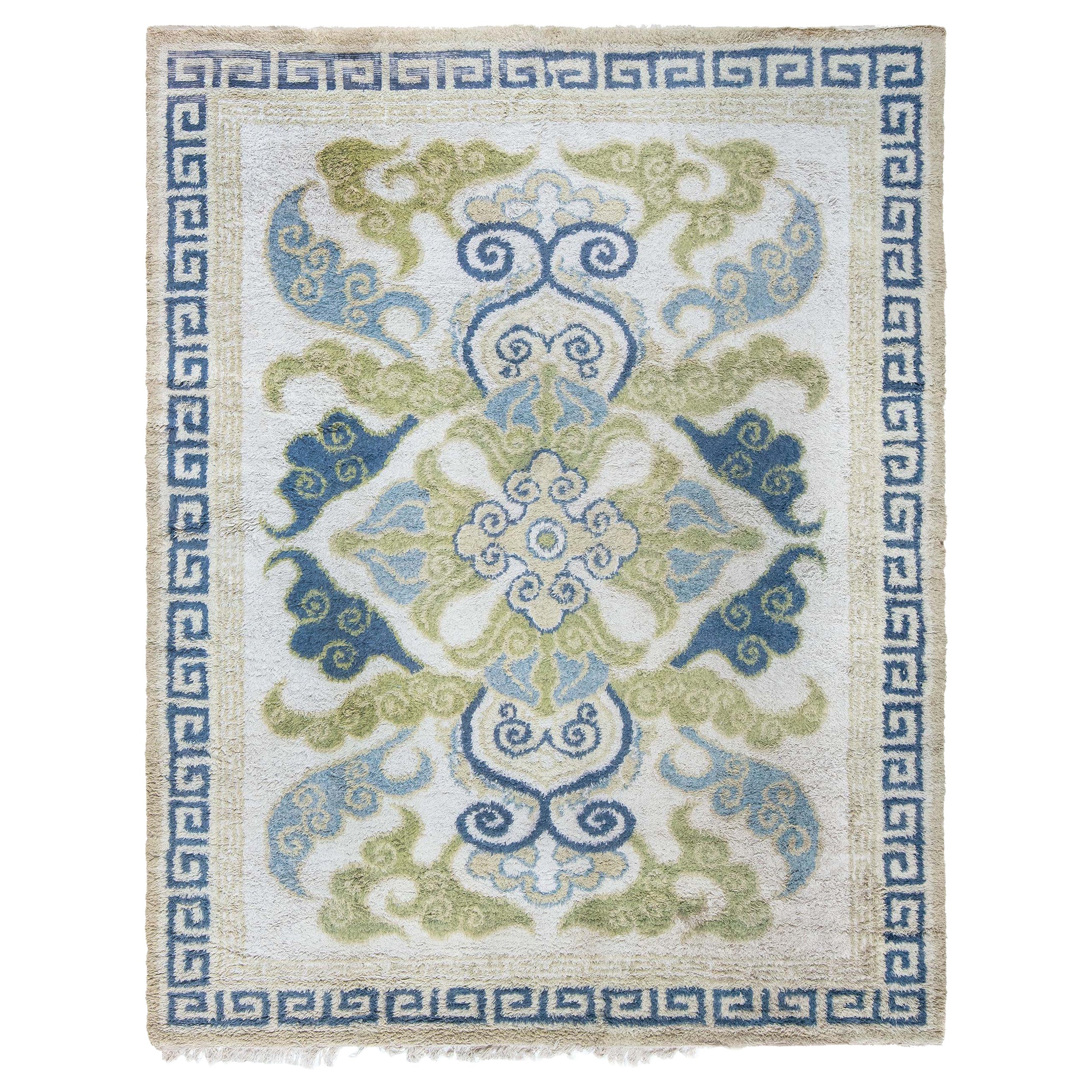 Doris Leslie Blau Vintage Japanese Rug For Sale