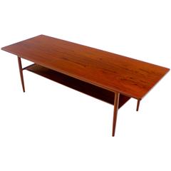 Classic Danish Modern Teak Coffee Table Designed Ib Kofod-Larsen