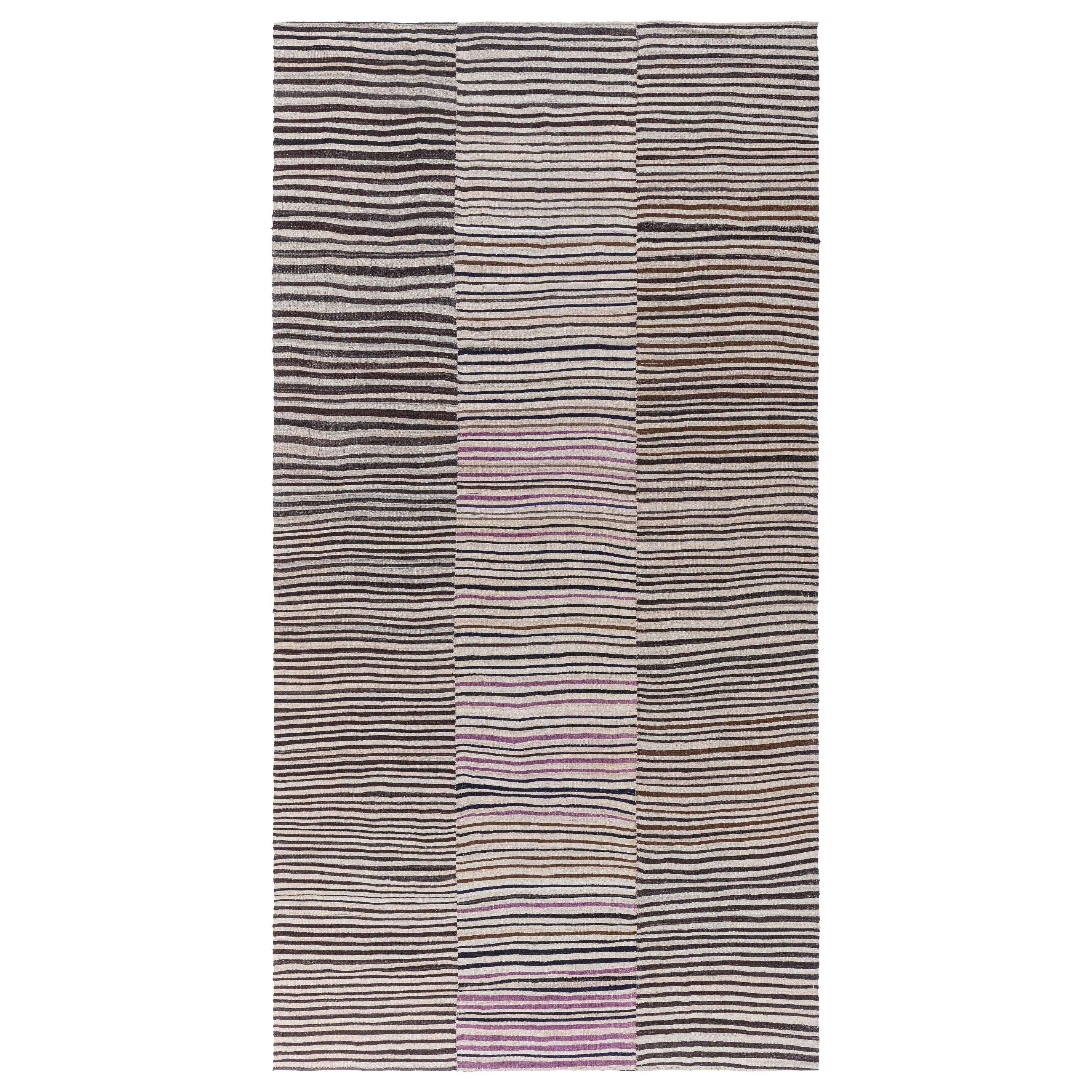 Doris Leslie Blau Vintage Persian Kilim Striped Rug