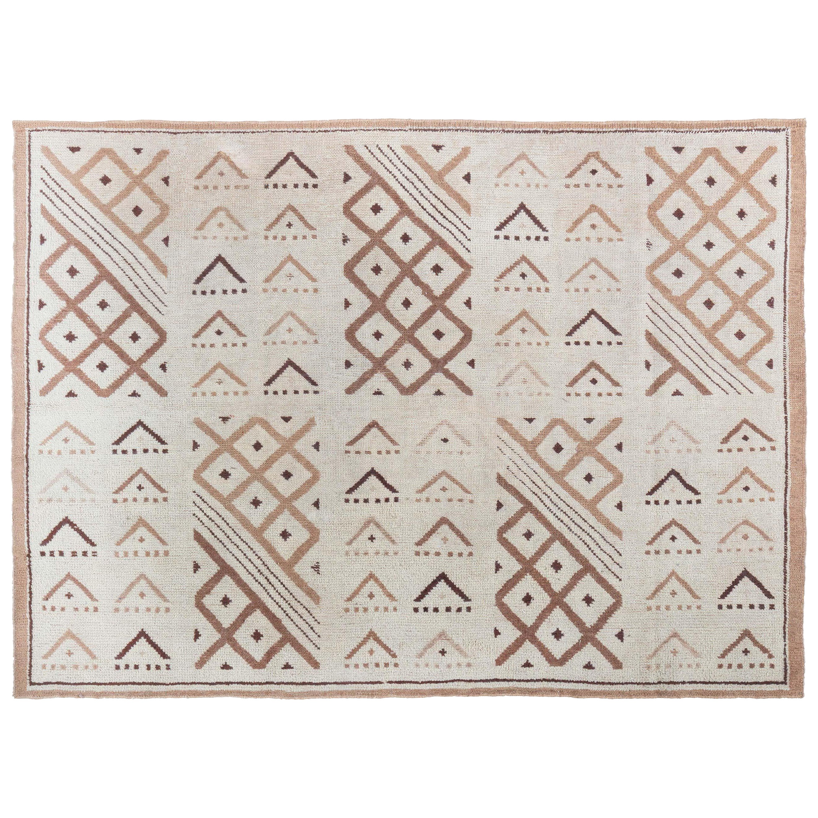 Doris Leslie Blau Vintage Moroccan Rug 'Size Adjusted' For Sale