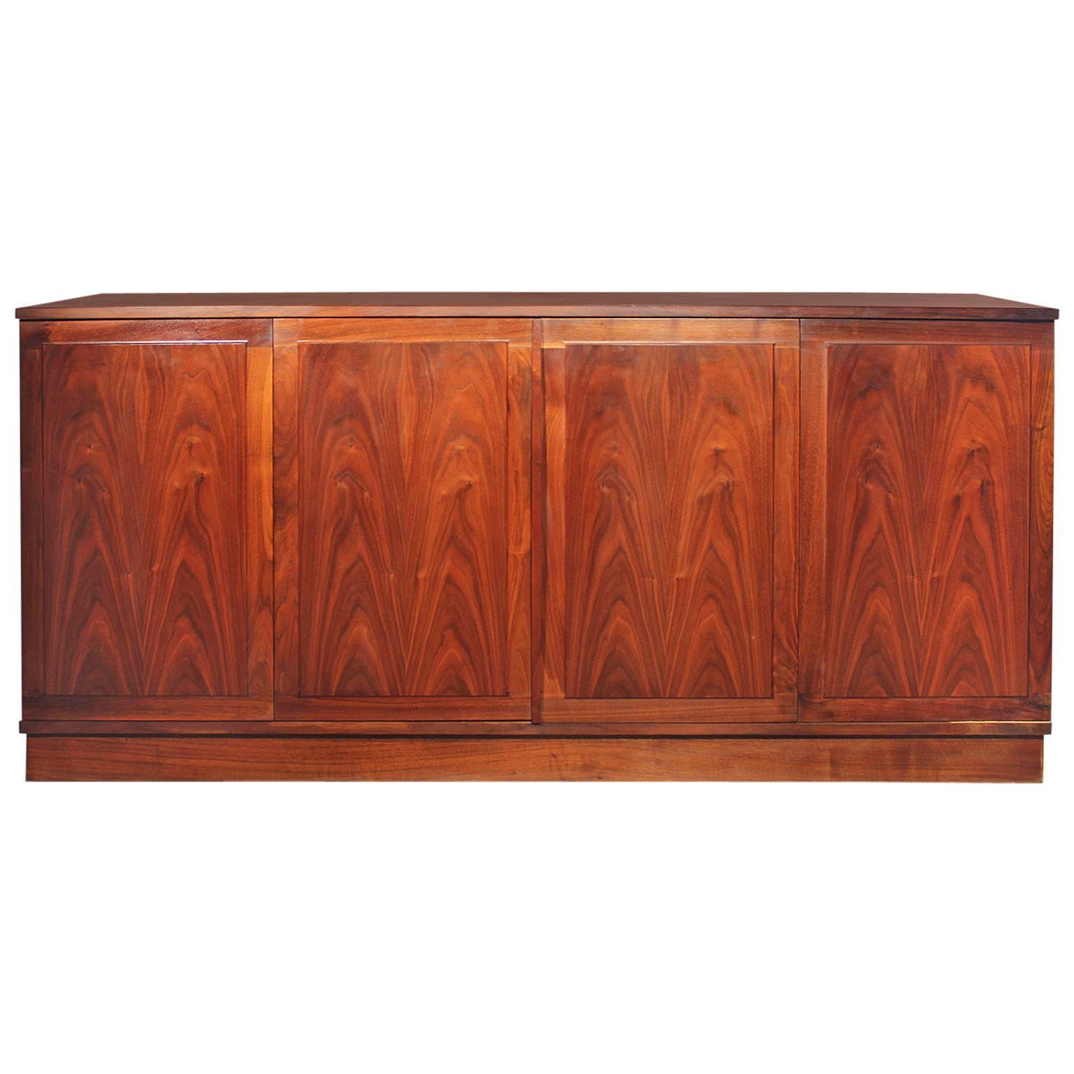 Honduran Rosewood Bookmatched Cabinet by Jack Cartwright for Founders Furniture