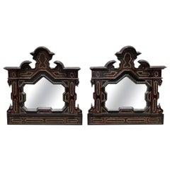 Paire de miroirs anglo-indiens des années 1830