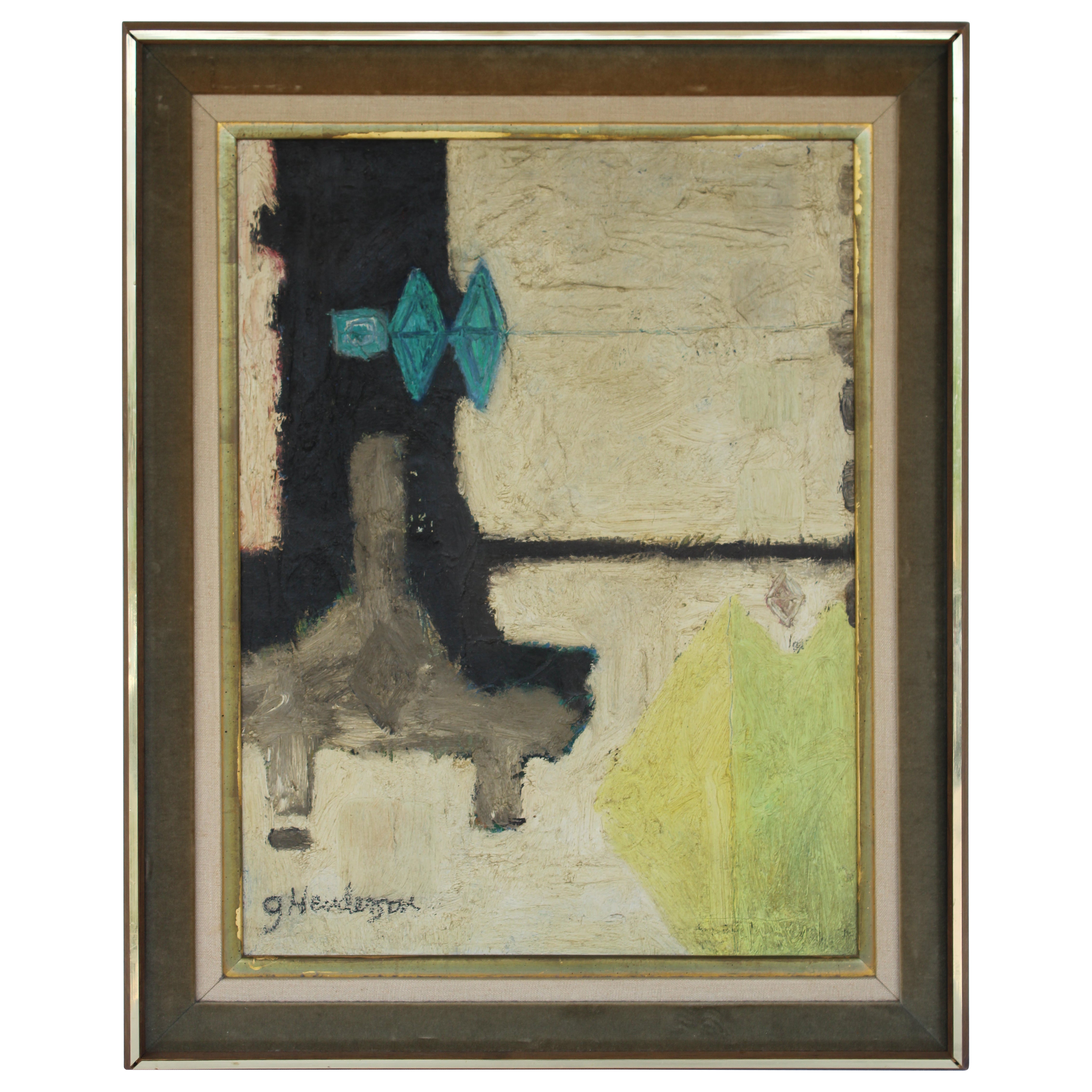 Abstract Painting by Gilbert Henderson (1925- )