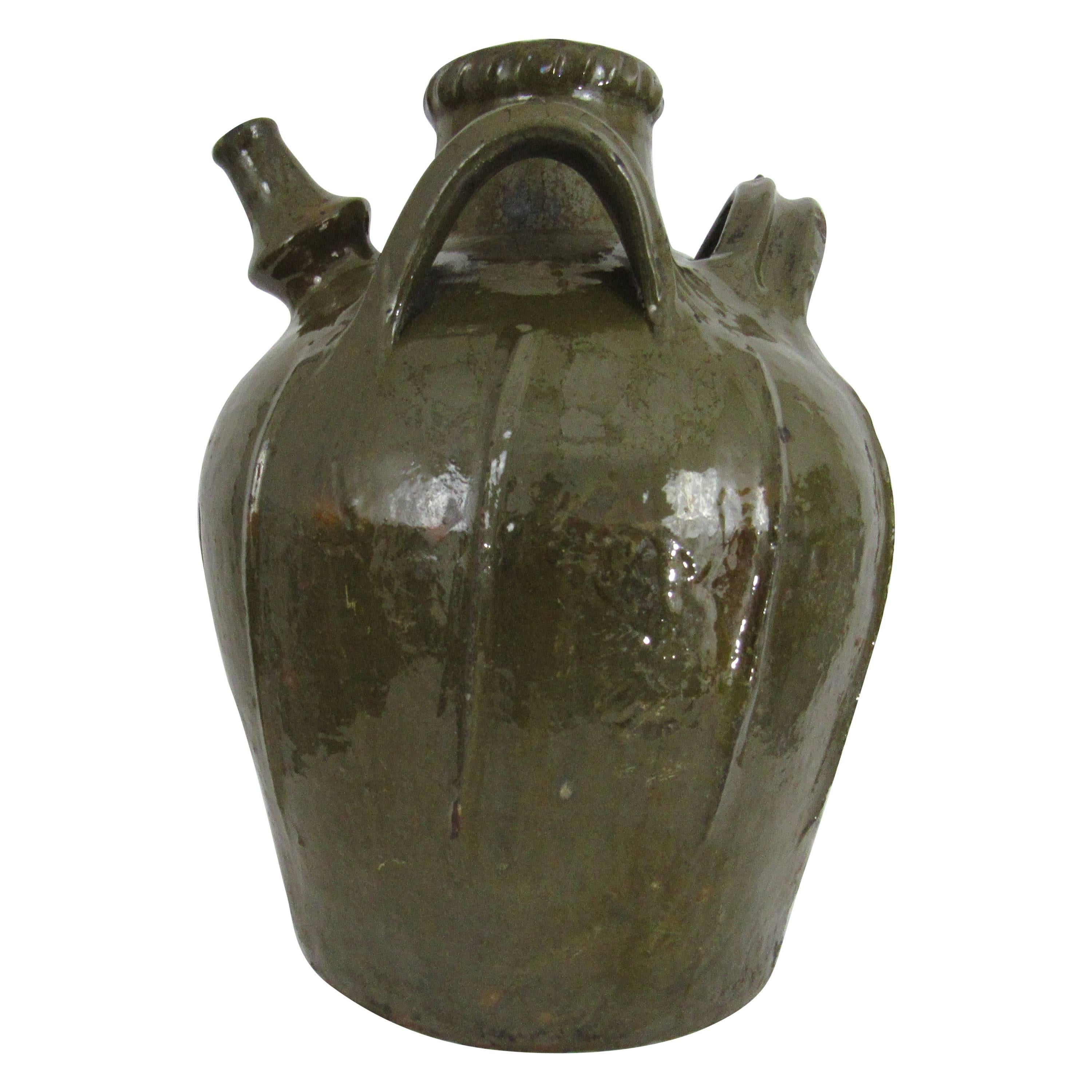 Mid-19th Century Oil Jug from France For Sale