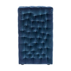 La Michetta Back 73 Velvet Backrest Sofa in Navy by Gaetano Pesce