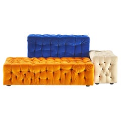 La Michetta Composition 1 Sofa in Velvet by Gaetano Pesce