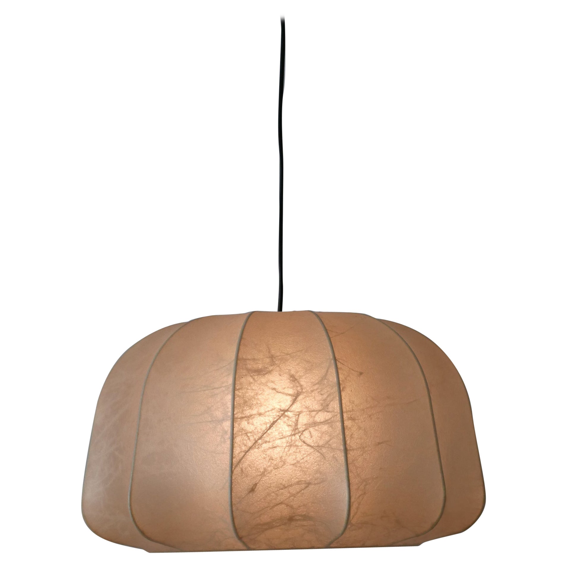 Mid-Century Modern Goldkant Cocoon Pendant Lamp or Hanging Light Germany 1960s