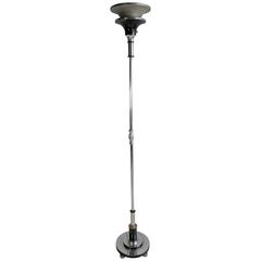 Art Deco Tiered Aluminum Torchere Style of Gilbert Rohde 12