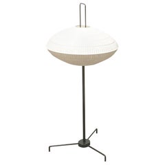Lampadaire tripode Ufo 370 en métal et plastique allemand de Bega, années 1950