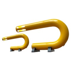 Ensemble de 2 lampes de bureau italiennes postmodernes du milieu du siècle dernier, Modèle C 452, années 1960