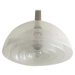 Italienische LT 338 Glas-Pendelleuchte aus der Mitte des Jahrhunderts von Carlo Nason für Mazzega