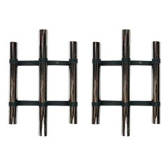 Lot de 2 appliques Minimalistes de l'A Space du milieu du siècle dernier, années 1960