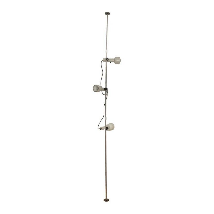 Mid-Century German GDR Space Age Pole Floor Lamp rom Narva For Sale