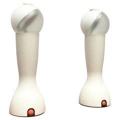 Juego de 2 lámparas de sobremesa italianas postmodernas Modelo Gilda de Silvia Capponi, años 90