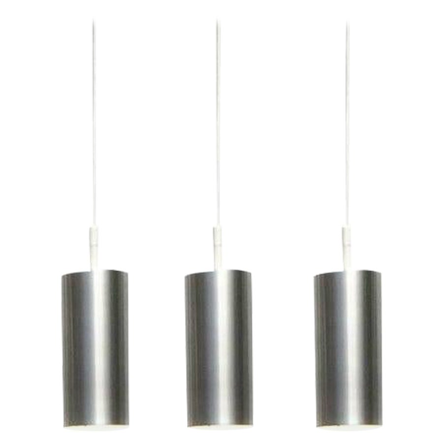 Lampada a cascata a triplo pendente minimalista tedesca della metà del secolo A Space, anni '60