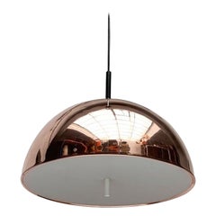 Deutsche Dome-Kupfer-Hängeleuchte aus der Jahrhundertmitte von Staff Leuchten, 1960er Jahre