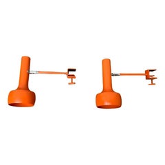 Ensemble de 2 lampes de bureau suisses du milieu du siècle dernier de Swisslamps International