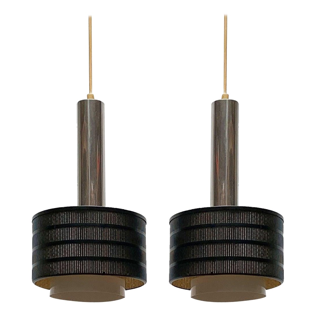 Mid-Century German Minimalist Twin Pendant by Bünte & Remmler, 1960s