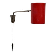 Mid-Century German Minimalist Wall Lamp from Hala, 1960s