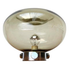 Vintage Mid-Century Space Age Bulb Glass Table Lamp, 1960s