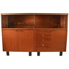 Three-Piece George Nelson Cabinetry Display Case Unit